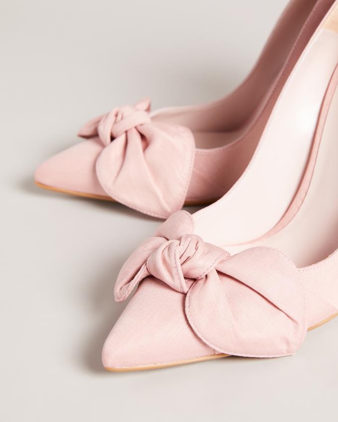 Chaussures à Talons Ted Baker Moire Satin Bow Court Rose Femme | RBO-05843125